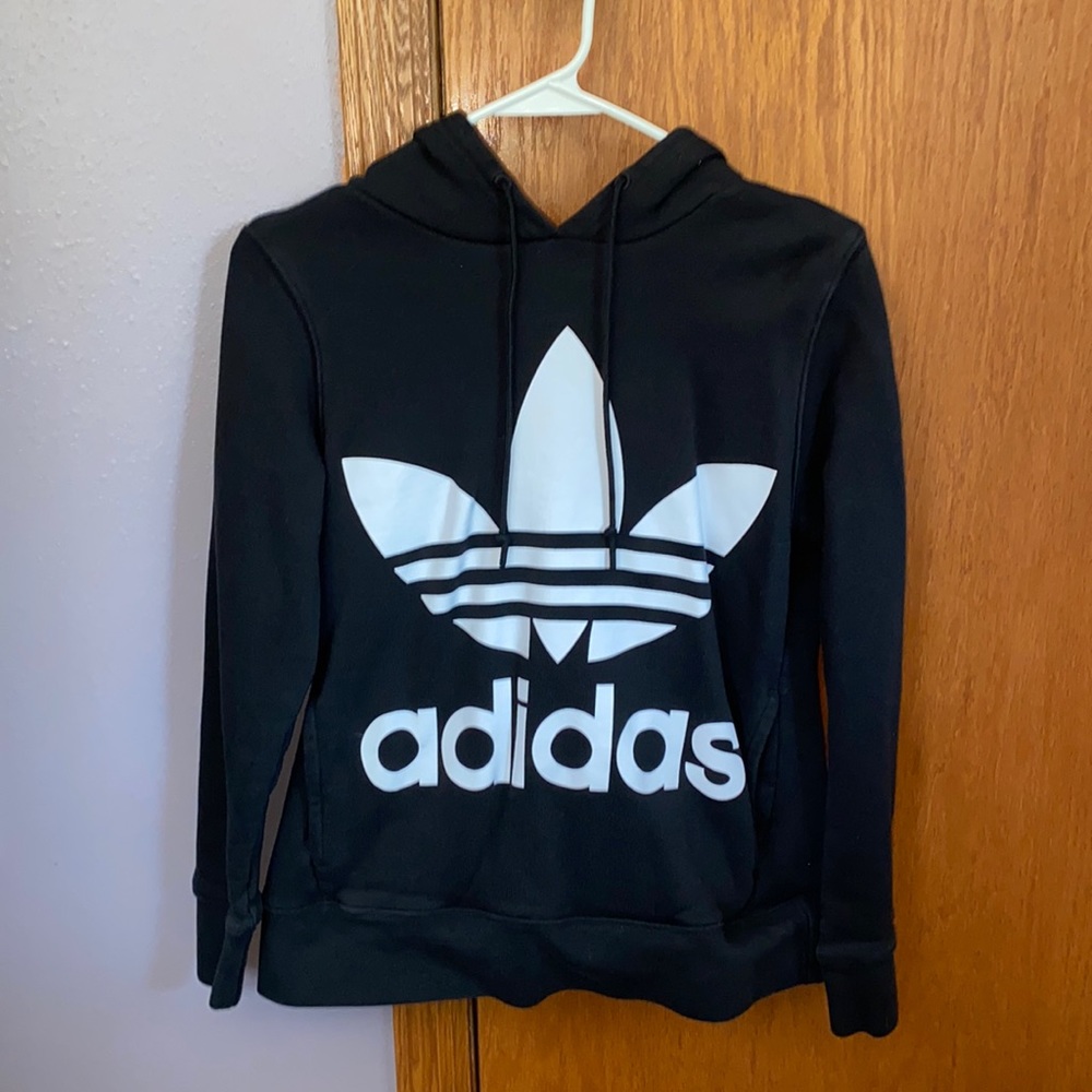 Womens size XS black adidas hoodie